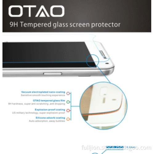 9H 0.2mm 2.5D curved round angle tempered-glass screen protector for Samsung Galaxy S5